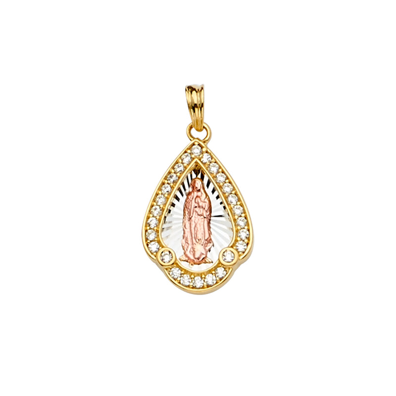 Mary of Guadalupe CZ Pendant