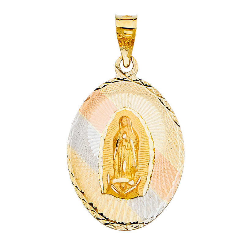 Mary of Guadalupe Oval Pendant