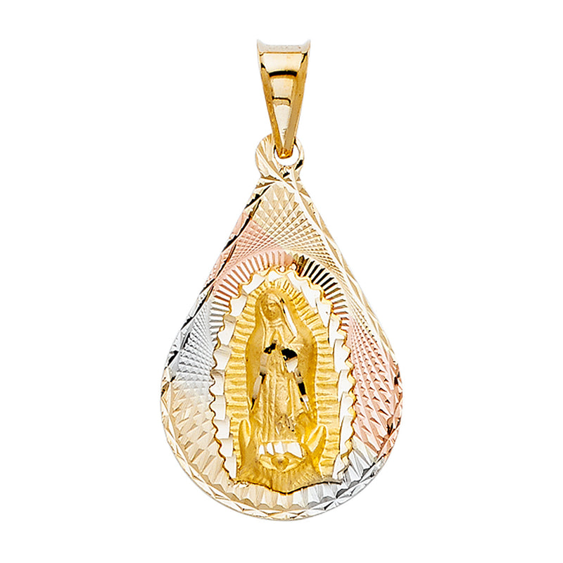Mary of Guadalupe Teardrop Pendant