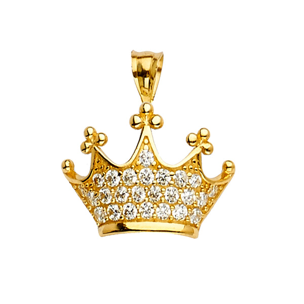Crown CZ Pendant