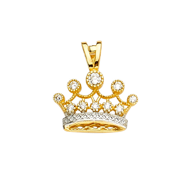 Crown CZ Pendant