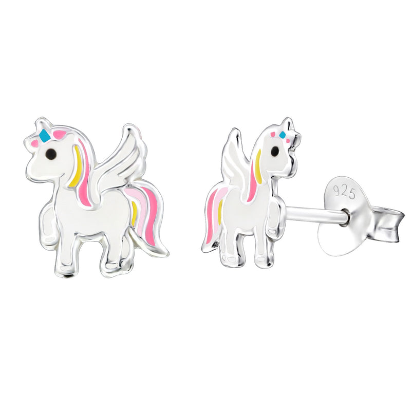 Winged Unicorn Studs