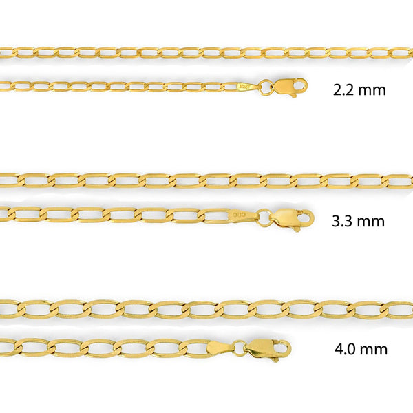 Open Link Chain Necklace