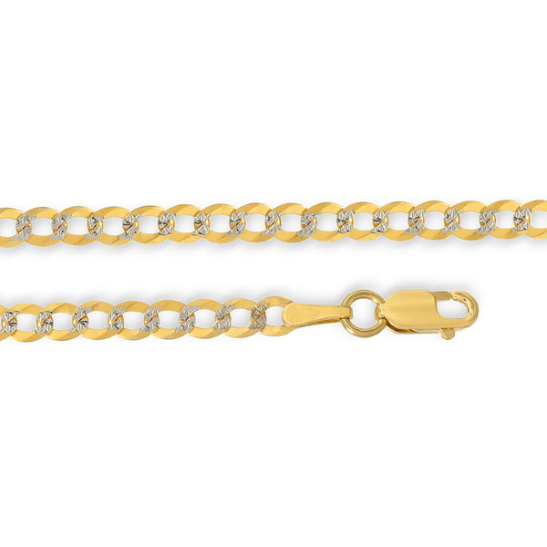 Cuban Chain Necklace - White Pave